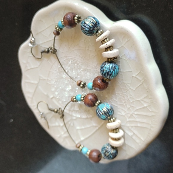 Boho earrings - Picture 2 of 3